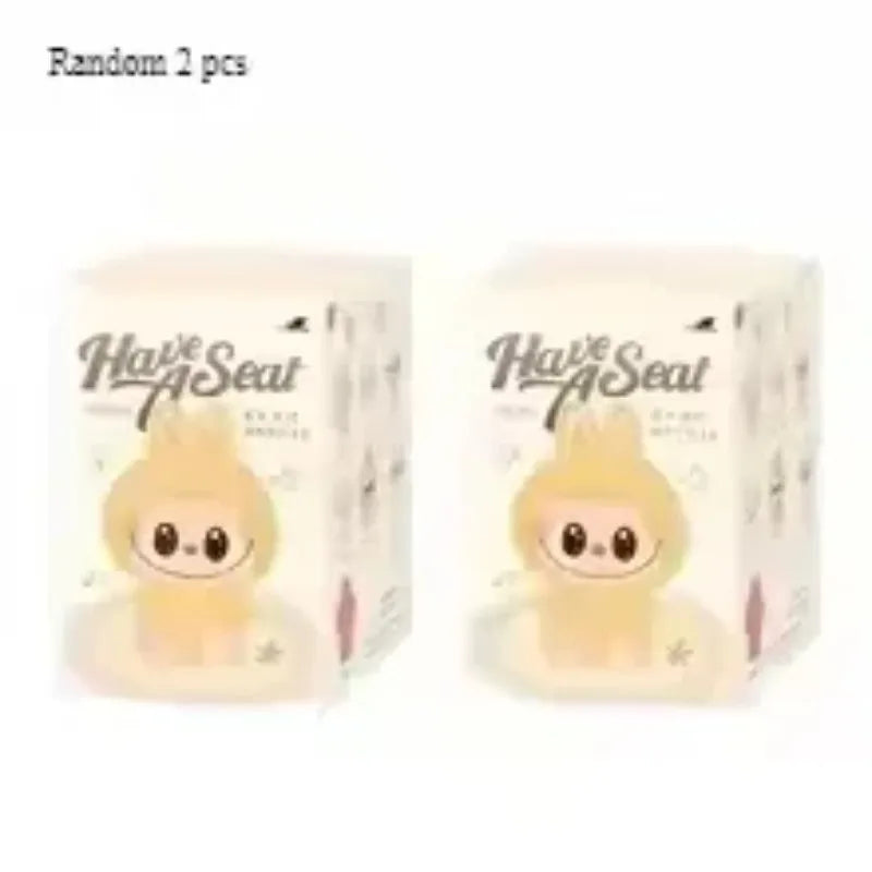 Labubu V3 Heartbeat Macaron Statue