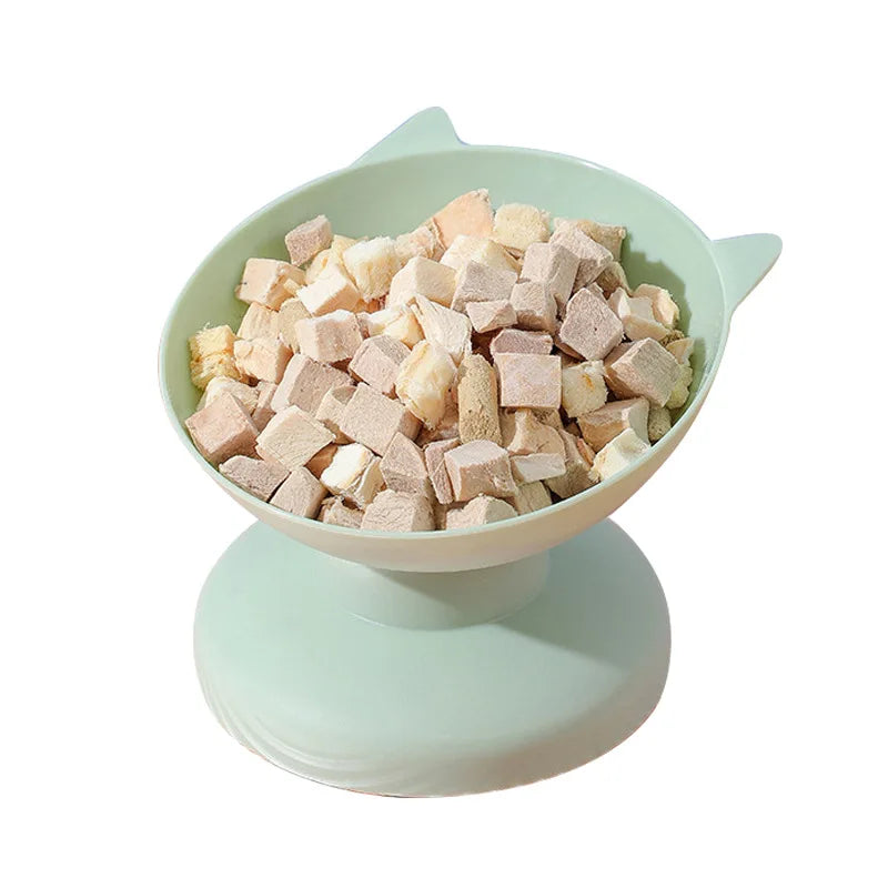 Tilted Pet Food Water Bowl