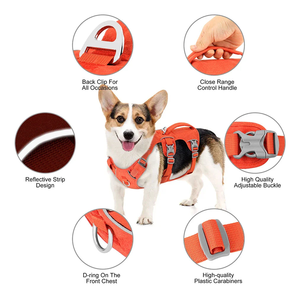 Escape-Proof Reflective Dog Harness