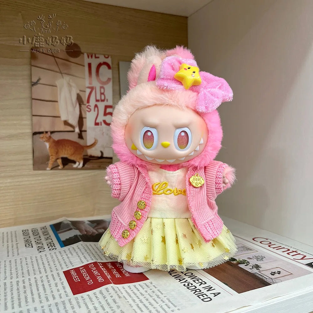 Labubu 3.0 Macaron Outfit Set