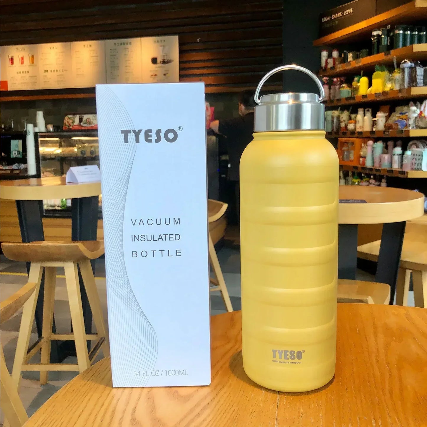 Tyeso Top-Rated Insulated water Bottle