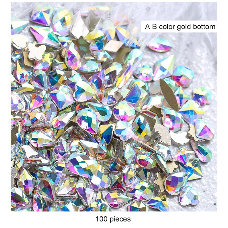 Luxury AB Crystal Nail Gems