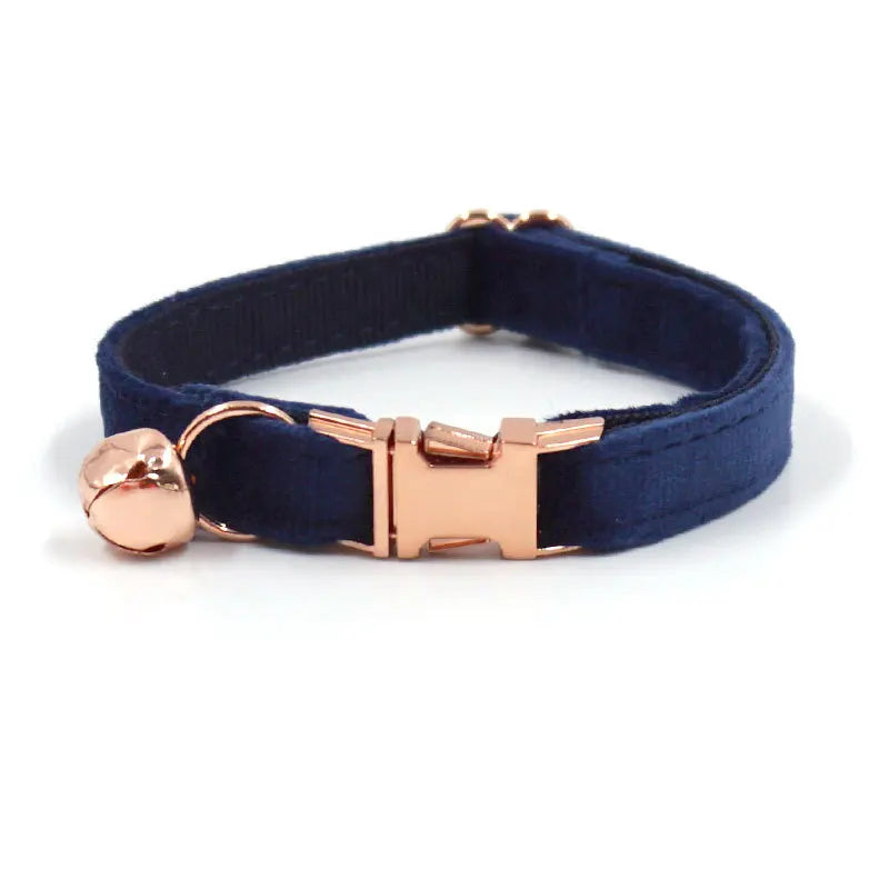 Personalized Velvet Cat Collar