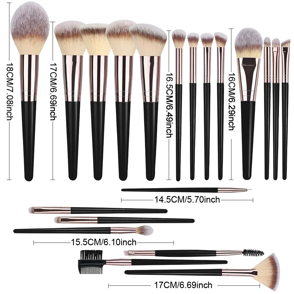 3-20PCS Professional Makeup Brush Set