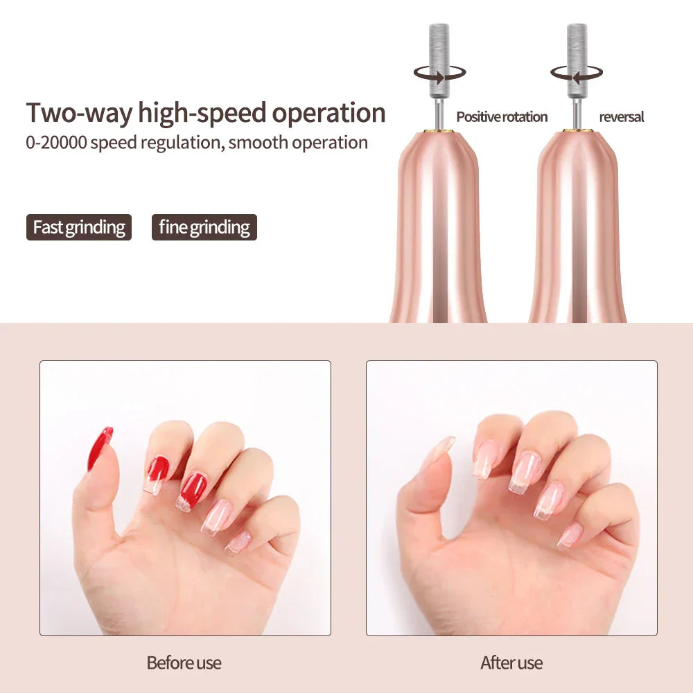 Portable Multi-Function Nail Drill