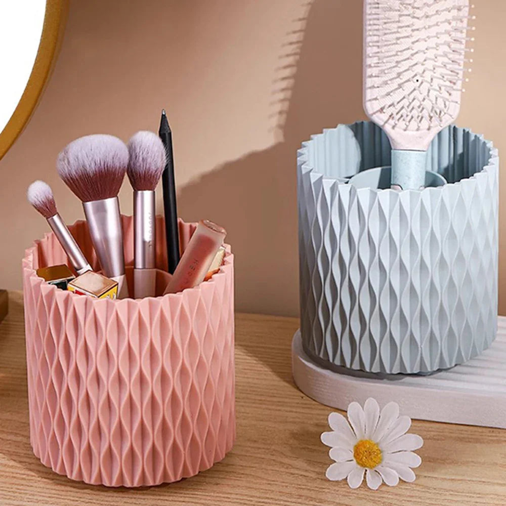 360° Rotating Brush Storage Bucket