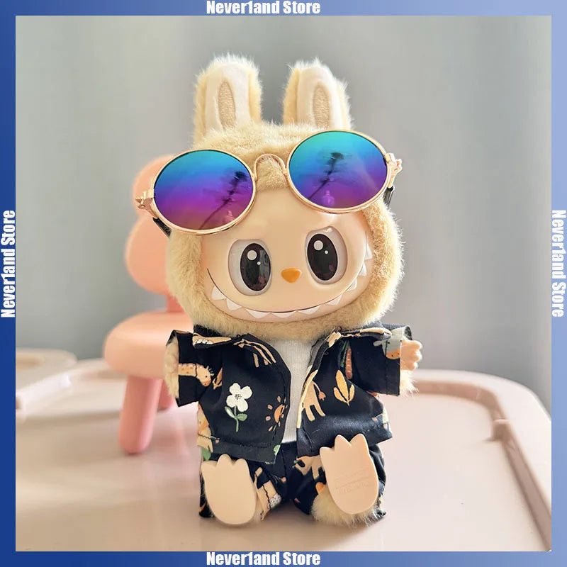 Labubu Beach Resort Overalls Set