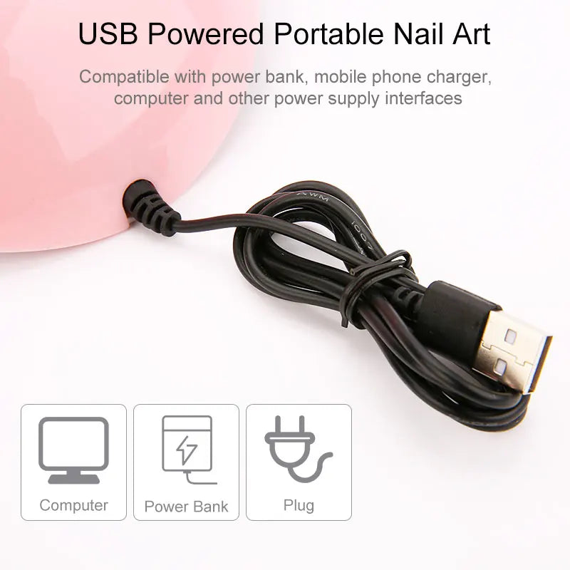 Portable USB Nail Dryer Lamp