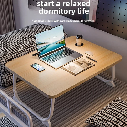 Ergonomic L-Shaped Folding Desk