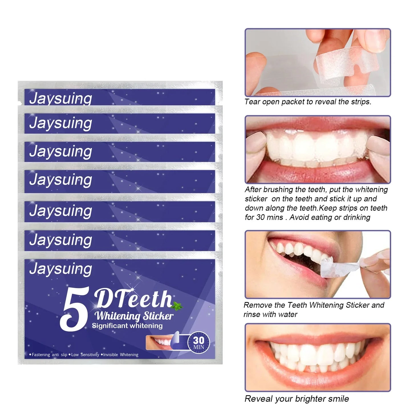 5D Teeth Whitening Gel Strips