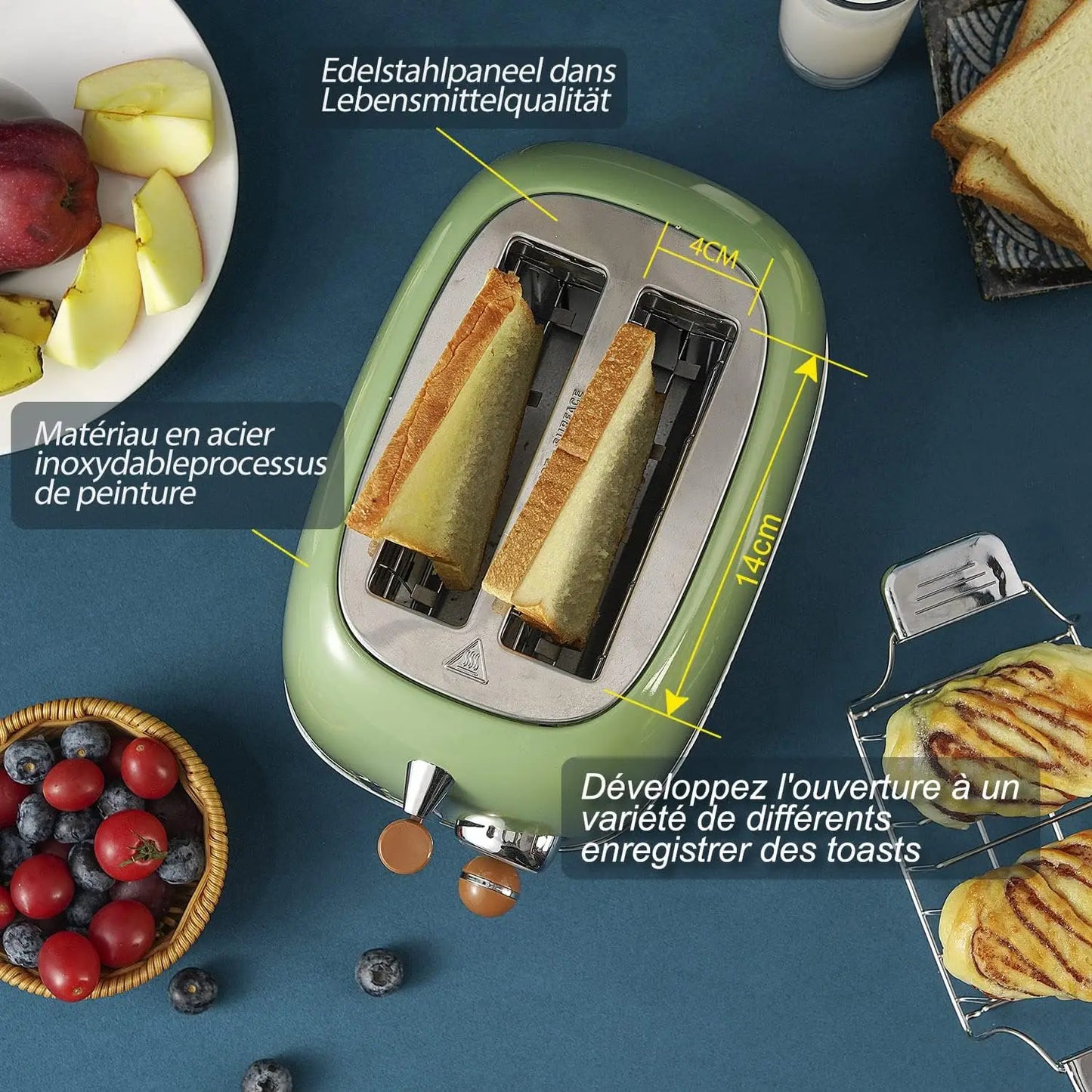 2-Slice Toaster with Countdown