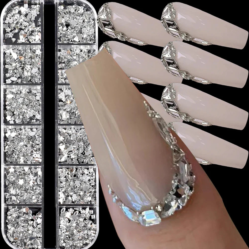 Mini Rhinestone Nail Art Kit