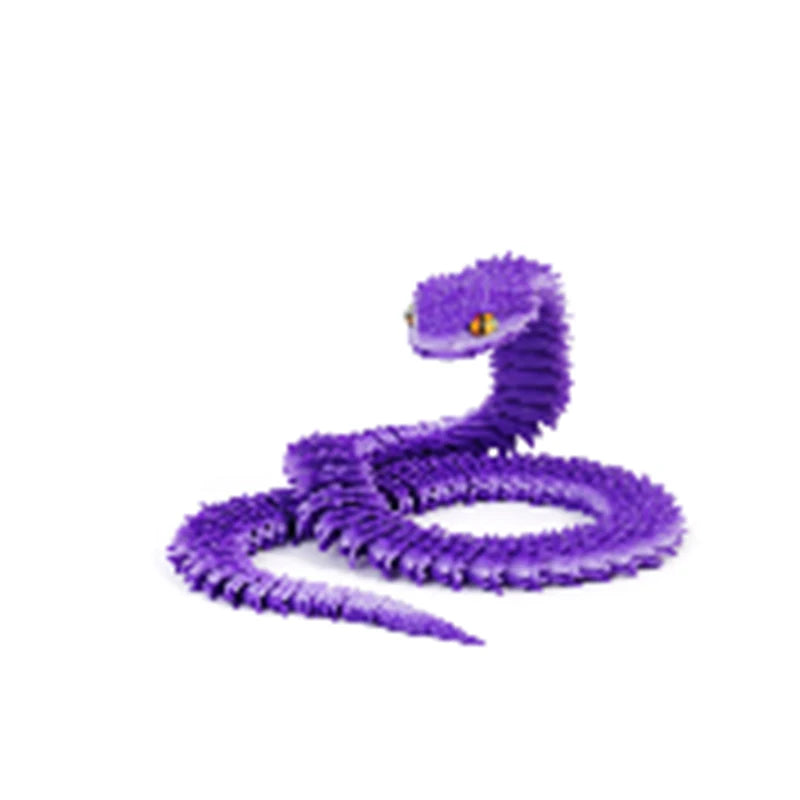 3D Printed Colorful Snake