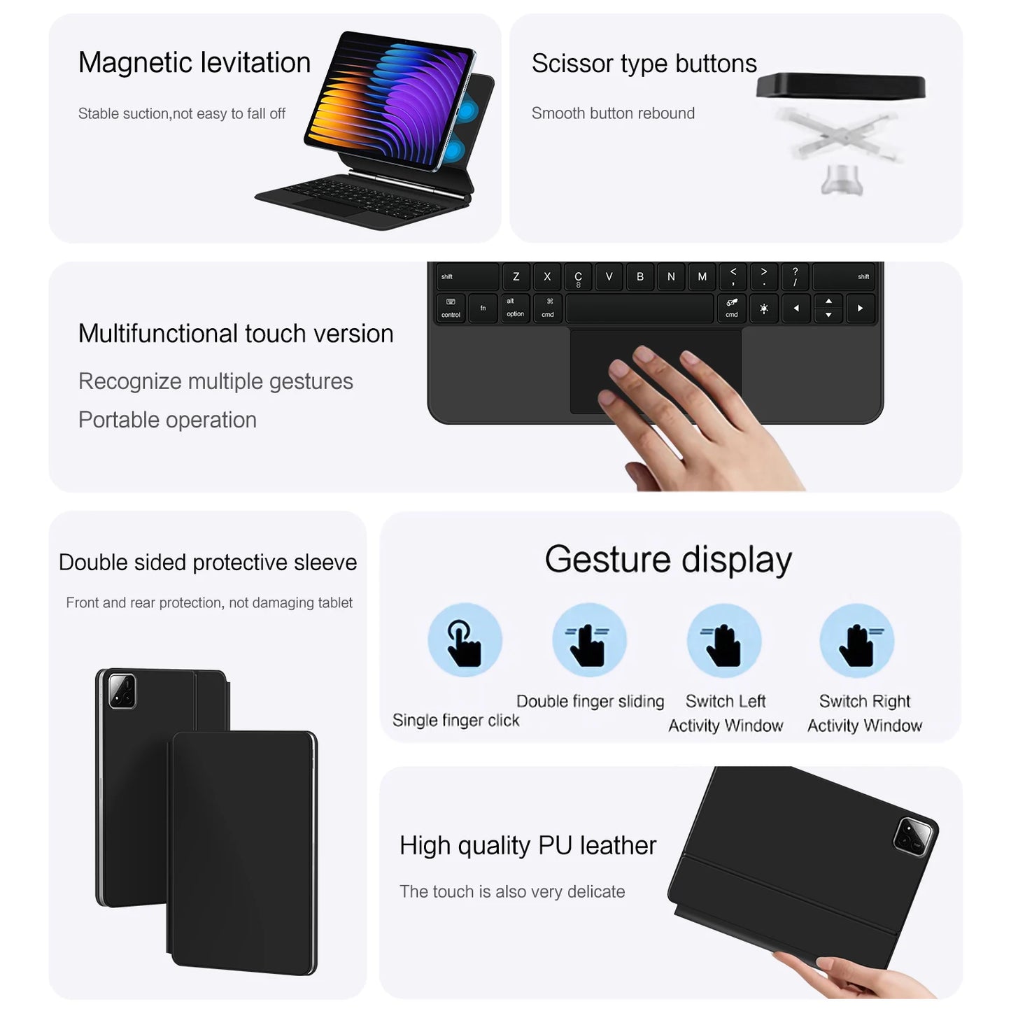 HUWEI Magic Keyboard Folio Xiaomi Pad 7