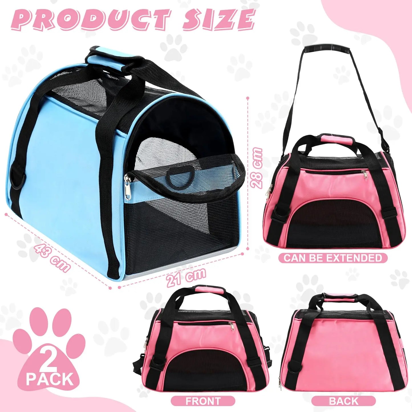 Portable Pet Travel Carrier Bag