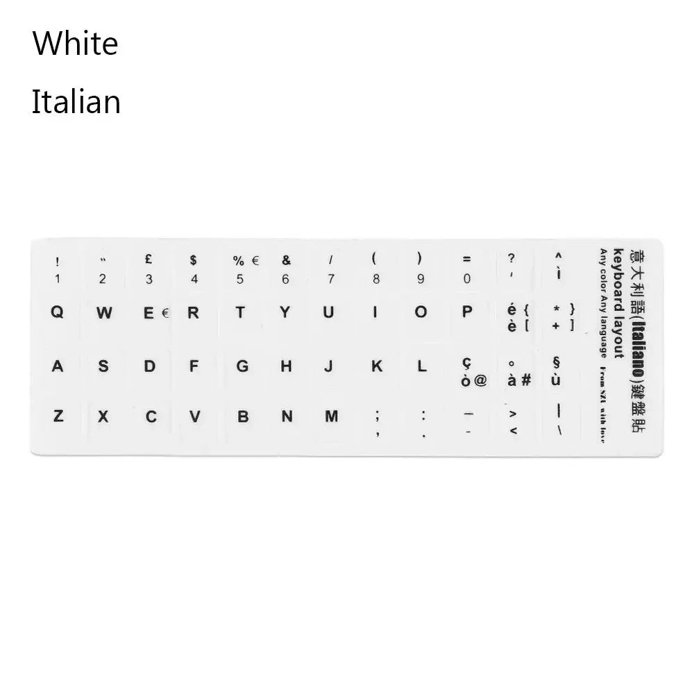 Multi-Language Keyboard Sticker Set