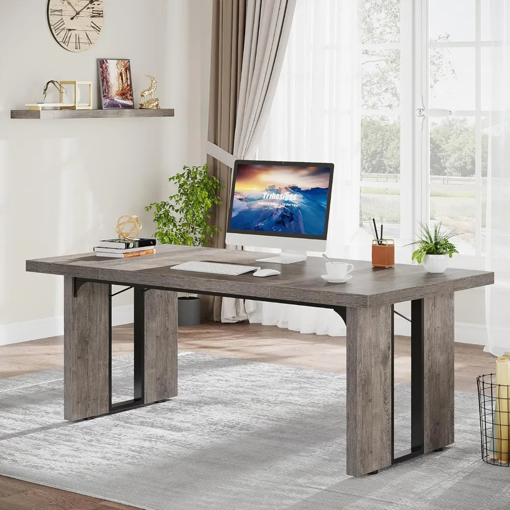 MKDK 70.9-Inch Executive Office Desk