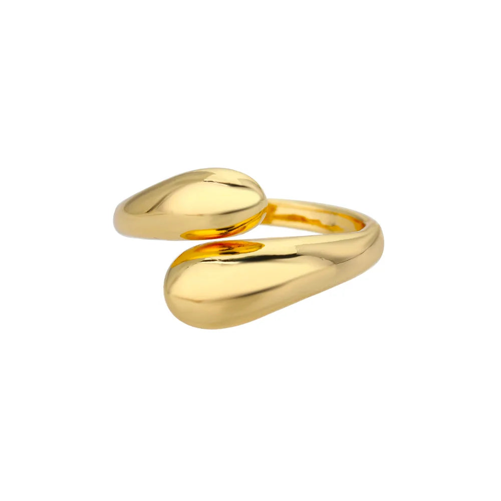 HPTOTMG 316L Gold Stainless Ring