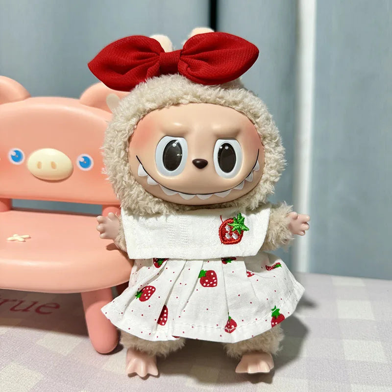 Labubu Idol Strawberry Outfit