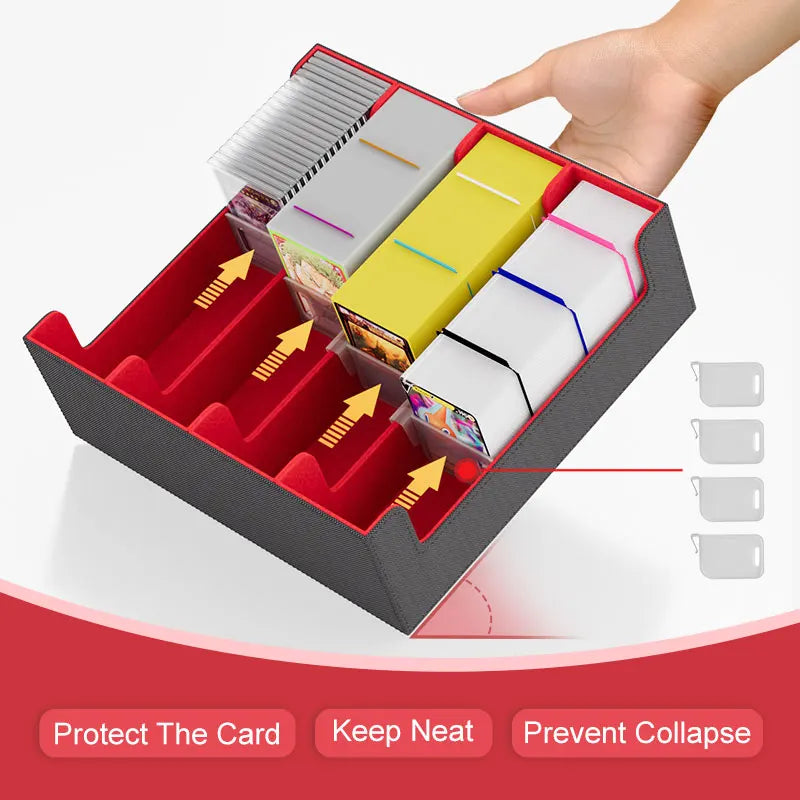 Leather Trading Card Storage Box