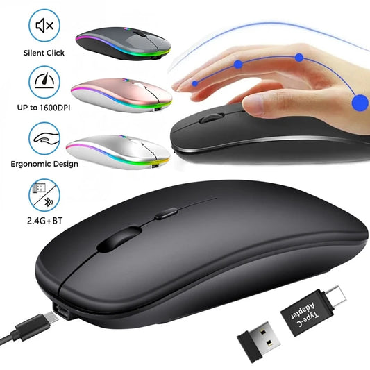 Rechargeable Dual Mode Wireless Mouse