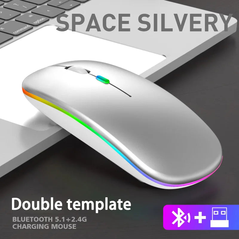Dual-Mode Wireless RGB Mouse