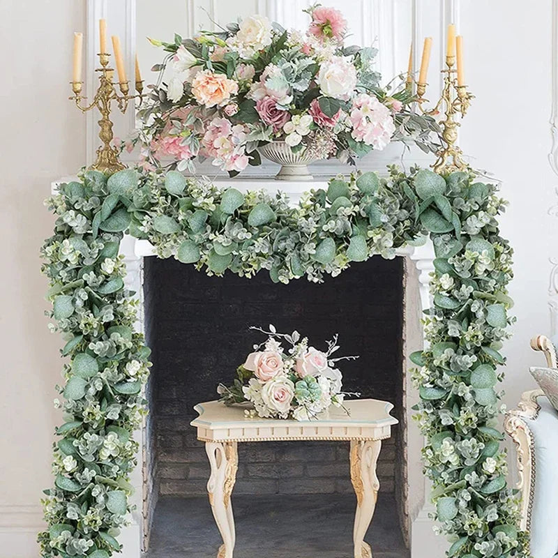 Artificial Eucalyptus Garland Vine