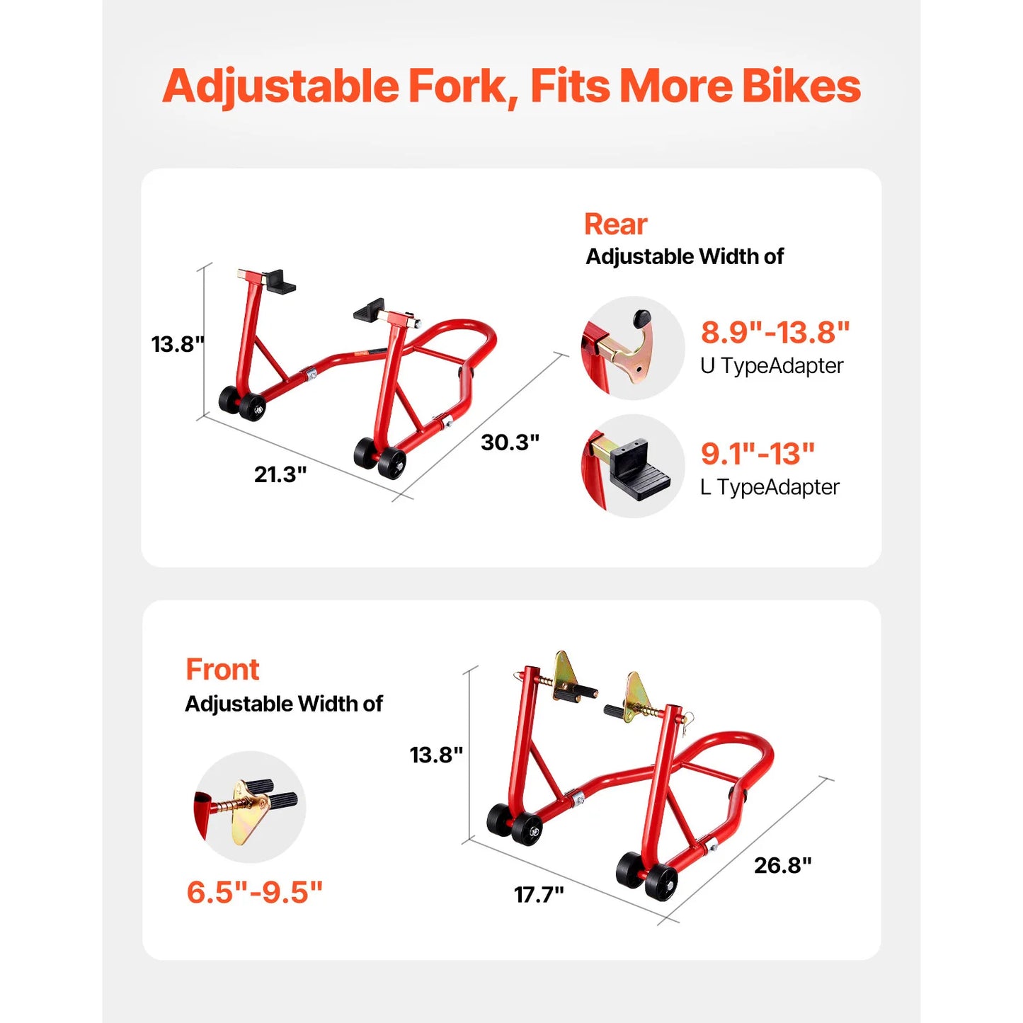 Motorcycle Front Rear Stand Lift