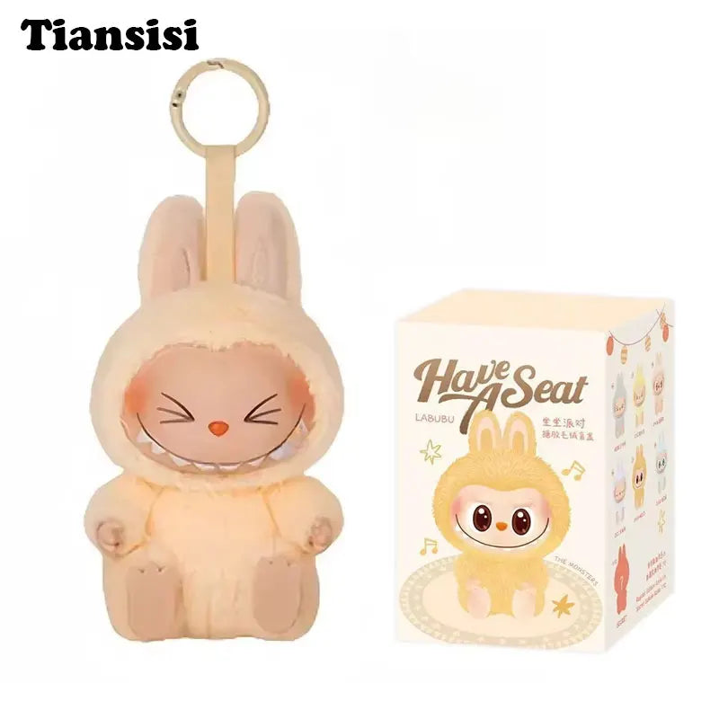 Labubu 3V Heartbeat Macaron Figurine Gift