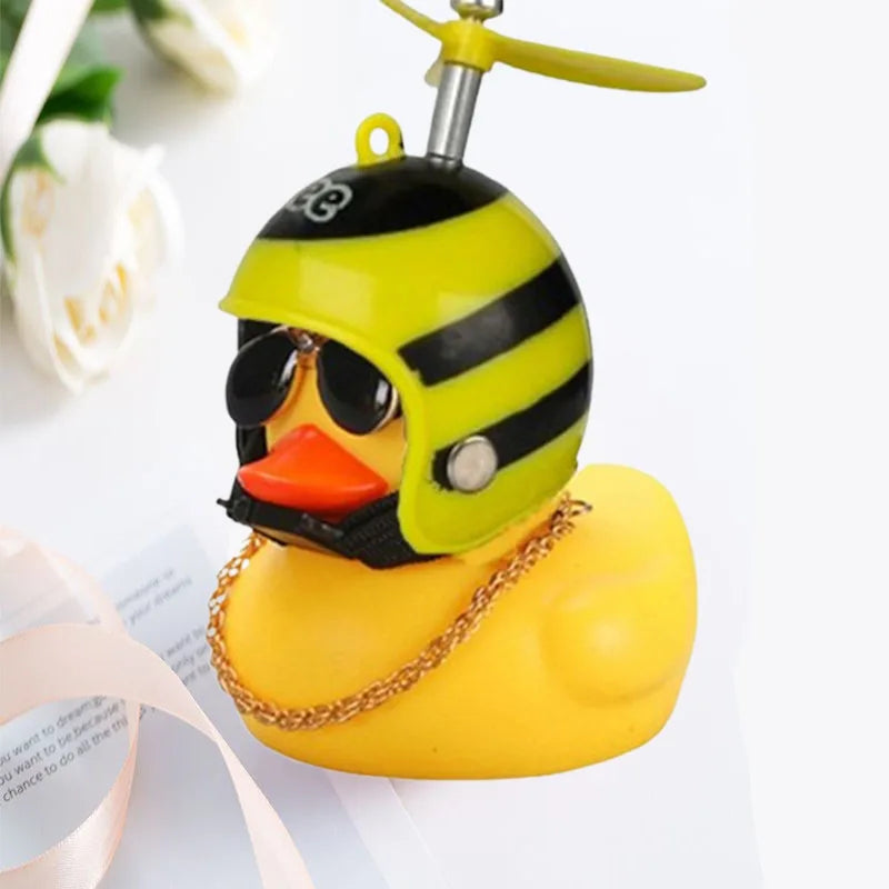 Car Duck Helmet Pendant