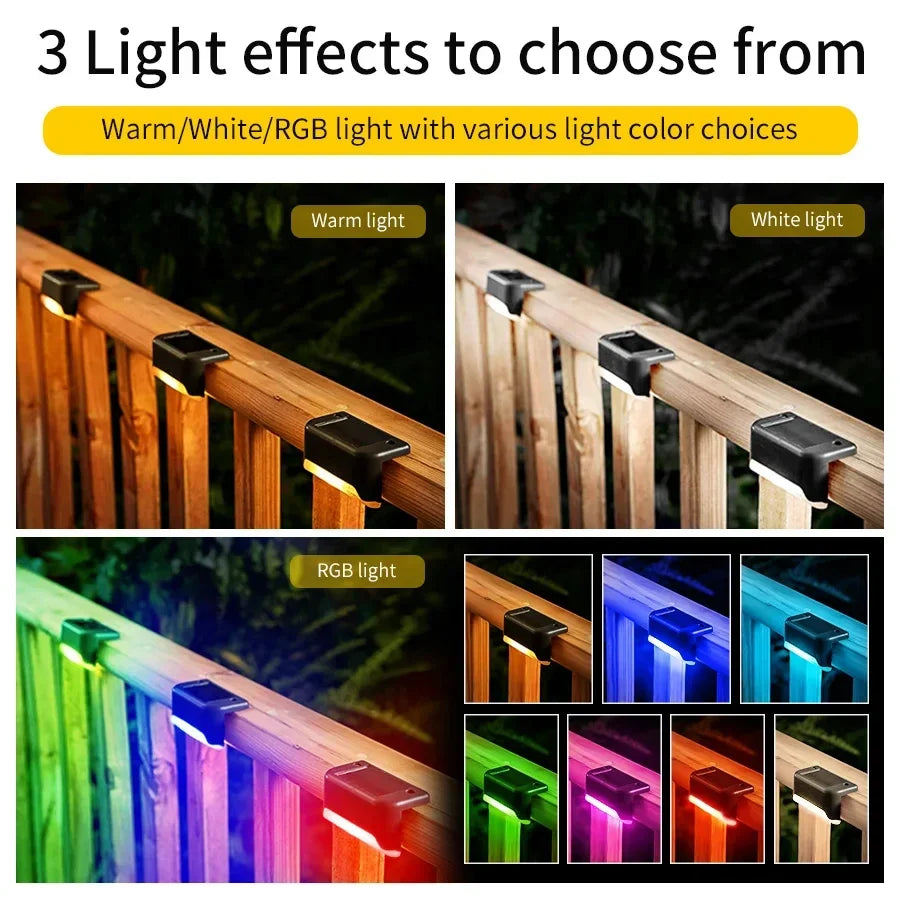 Solar LED Outdoor Step Lights