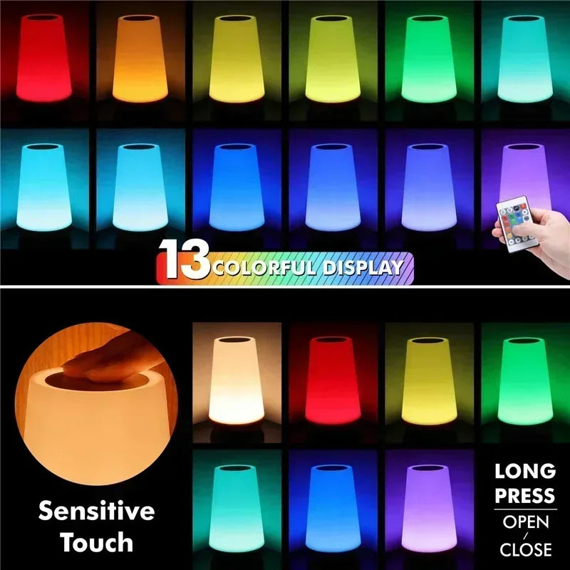 RNABAU RGB Color Changing Night Lamp