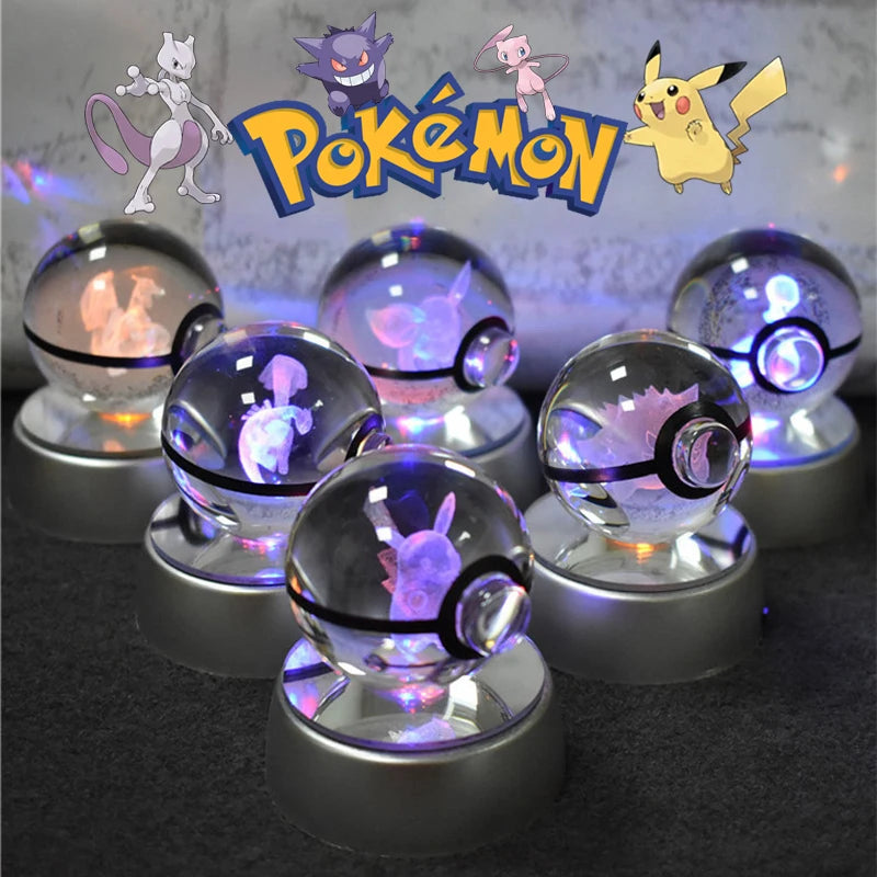 3D Pokémon Crystal Ball Lamp