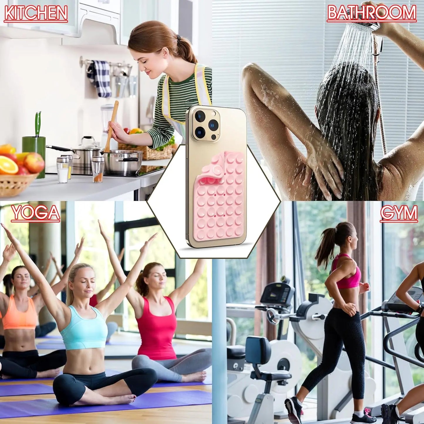 Double-Sided Suction Phone Stand