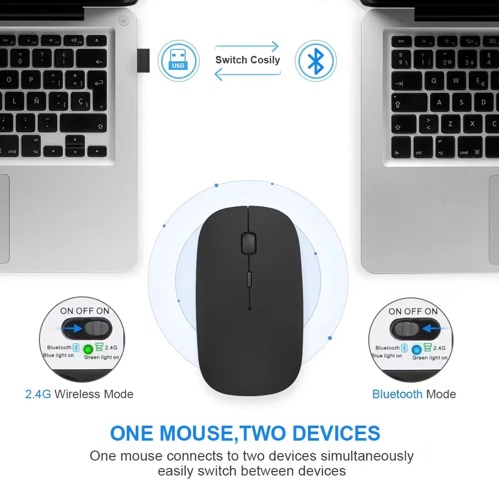 Rechargeable Dual Mode Wireless Mouse