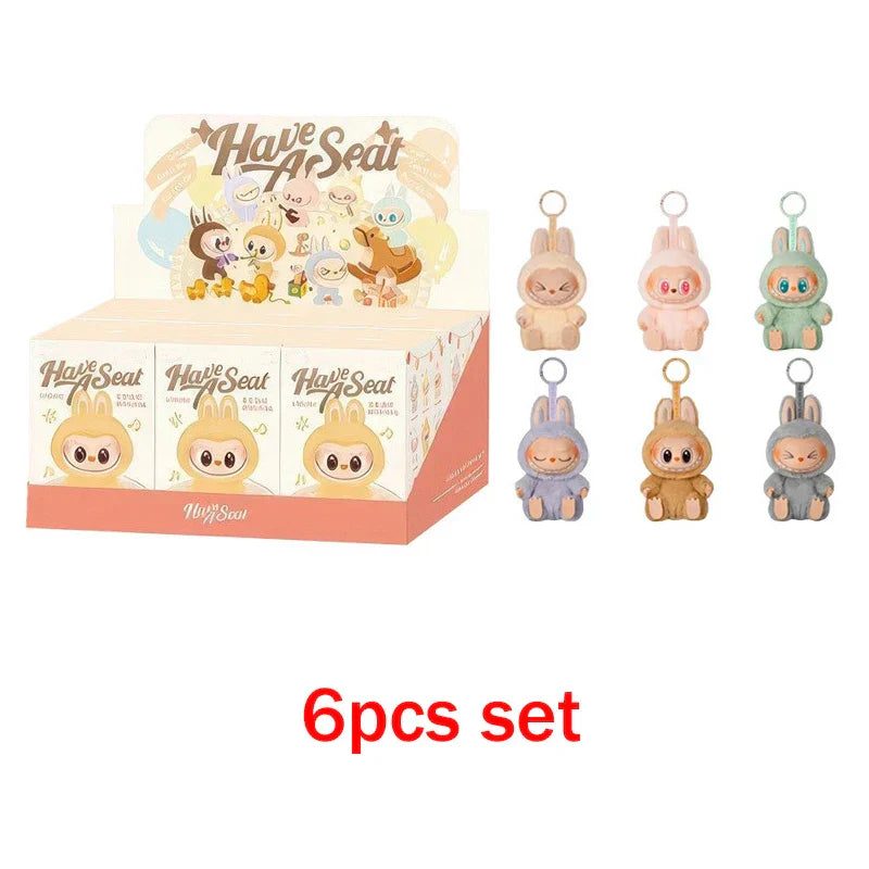 Labubu V3 Monster Keychain Toy