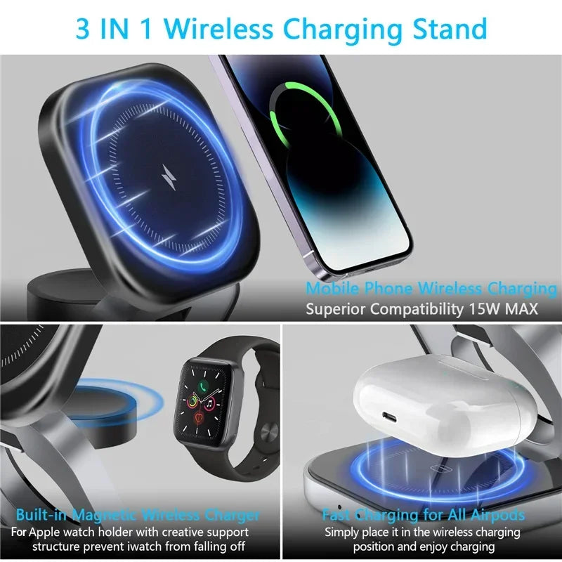 3-in-1 Foldable Wireless Charger