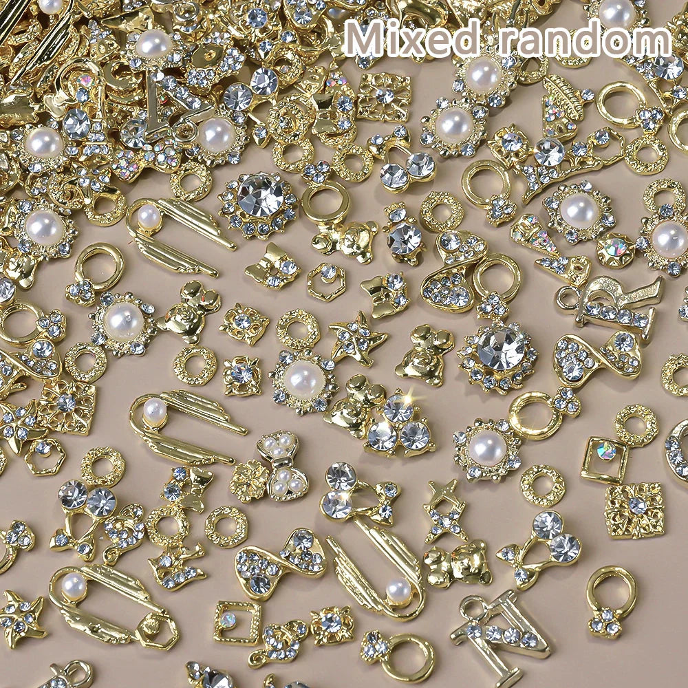 50pcs 3D Nail Art Charms