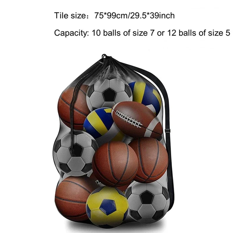 Sports Ball Storage Mesh Bag