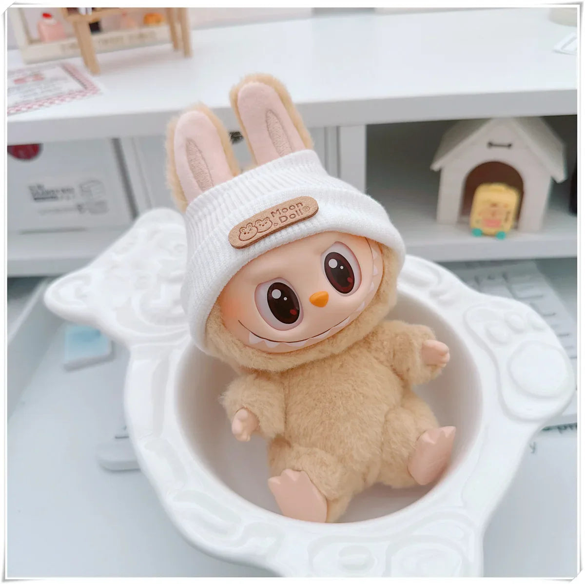 BULINBULIN Labubu Hoodie Pendant Outfit Set