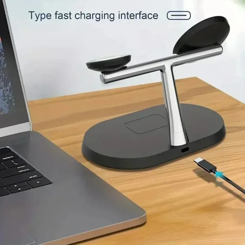3-in-1 Magnetic Wireless Charger