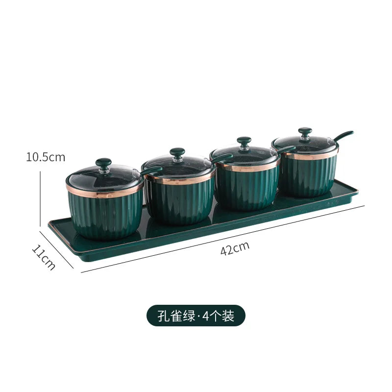 Luxury Kitchen Spice Jar Set