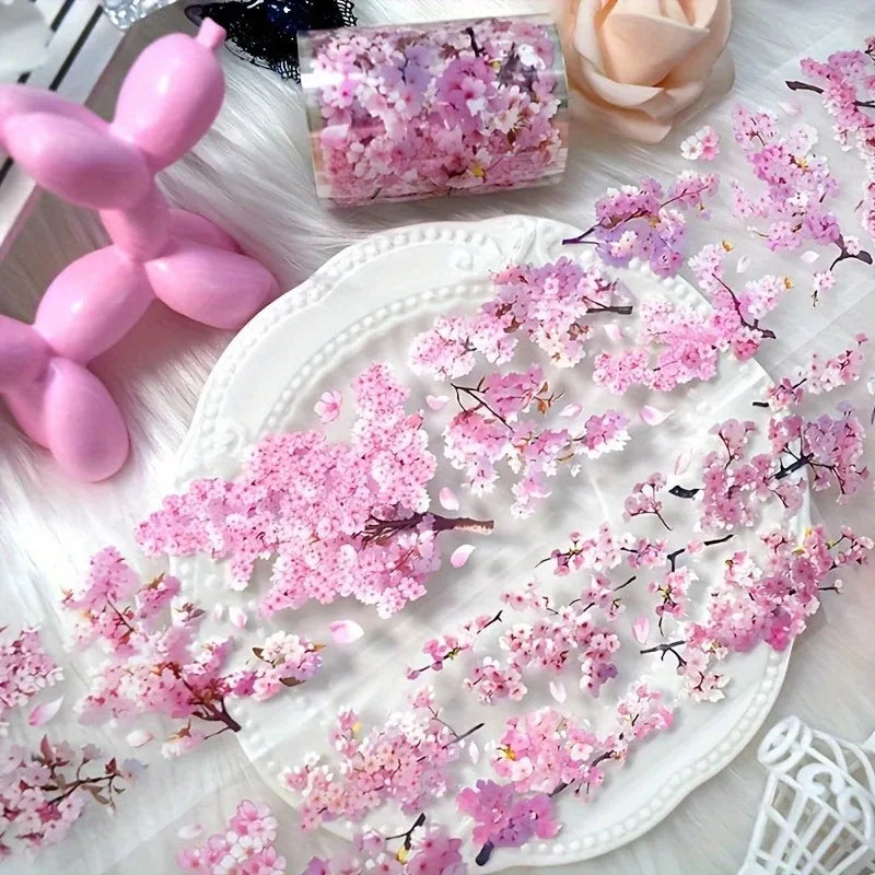 Sakura Pink Flower Decorative Tape