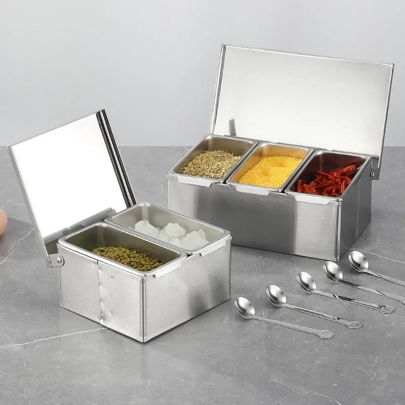 Stainless Steel Seasoning Box
