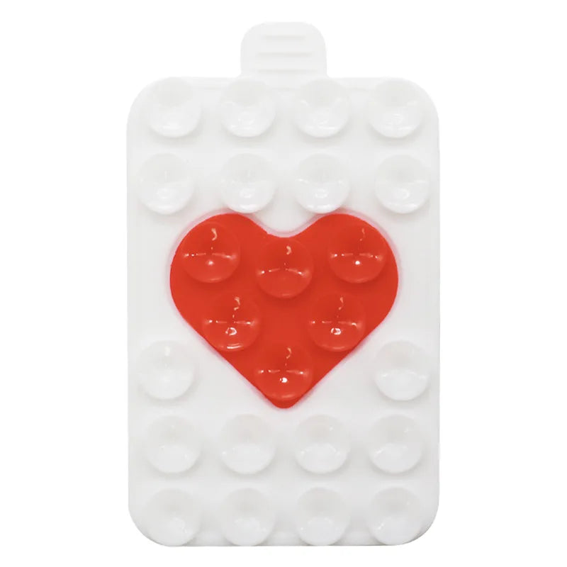 Heart Shape Double-Sided Suction Holder