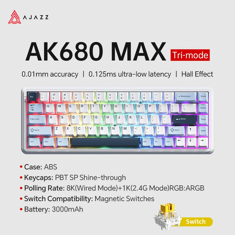 AJAZZ AK680 MAX Gaming Keyboard