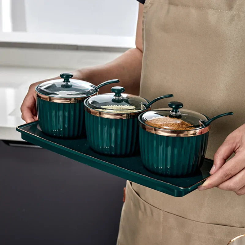 Luxury Kitchen Spice Jar Set