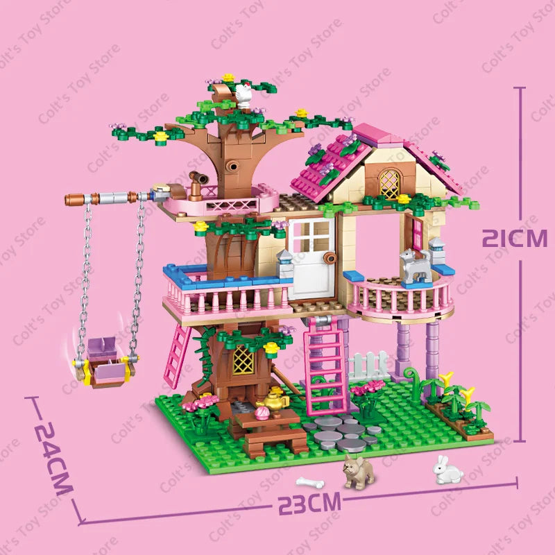 Girls Tree House Blocks