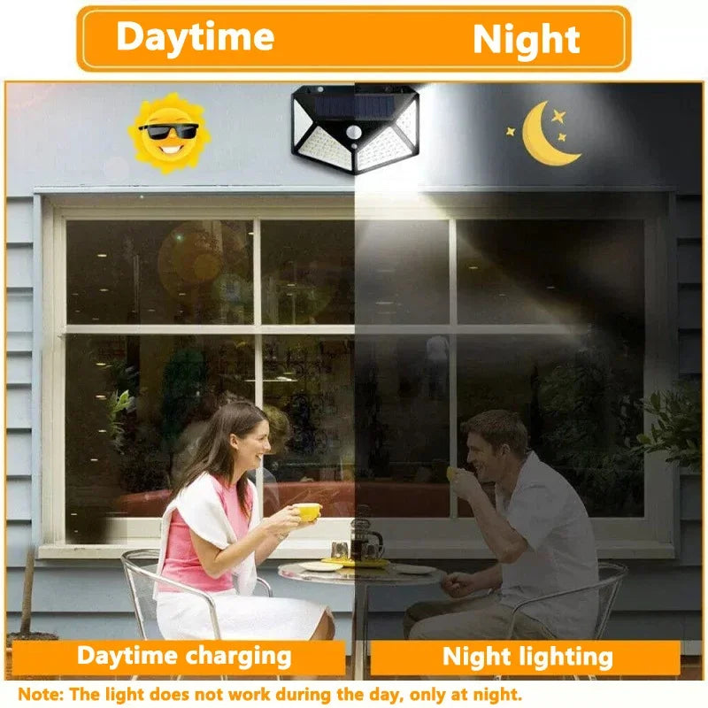 4PCS Solar LED Wall Lights