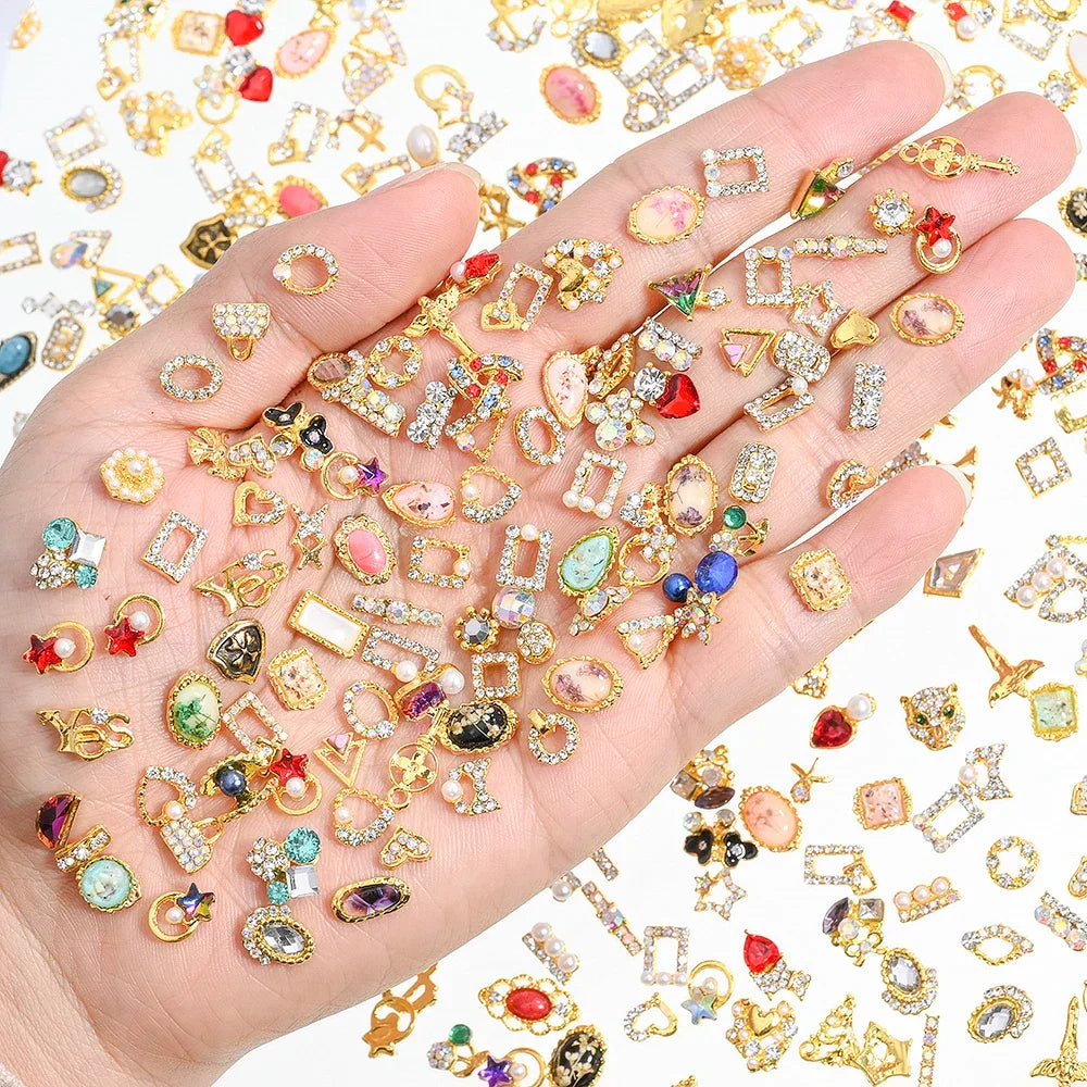 50pcs 3D Nail Art Charms